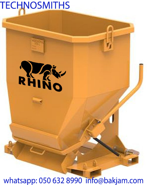 1000 liter concrete bucket-self dumping hopper