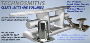 MARINA STAINLESS STEEL-CLEATS-BOAT BITTS SUPPLIERS-DUBAI