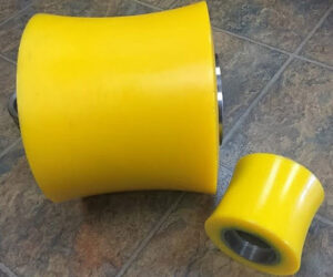 pipe cradle rollers-polyurethane rollers